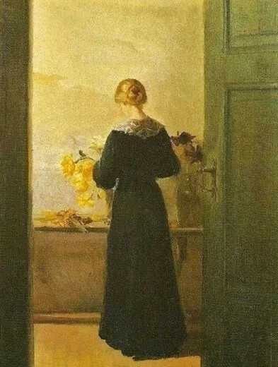 丹麦艺术家 安娜·安切尔（Anna Ancher，1859年-1935年），绘画作品欣赏。