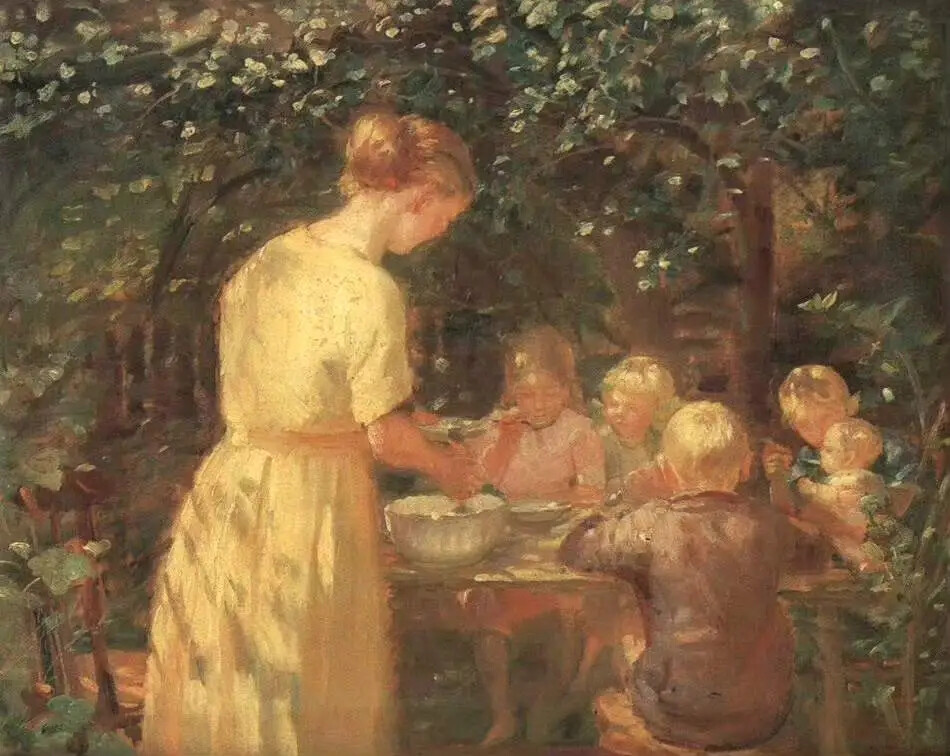 丹麦女艺术家 安娜·安切尔（Anna Ancher，1859年-1935年），绘画作品欣赏。