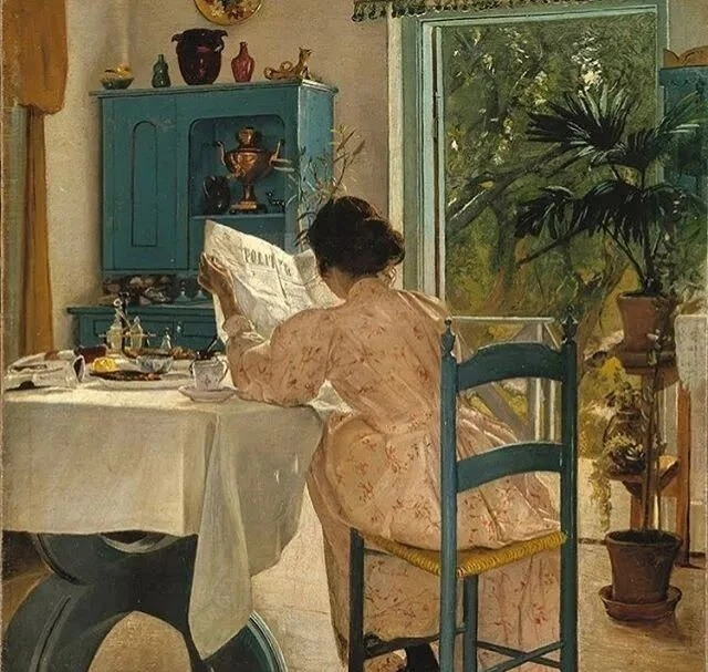 丹麦艺术家 安娜·安切尔（Anna Ancher，1859年-1935年），绘画作品欣赏。