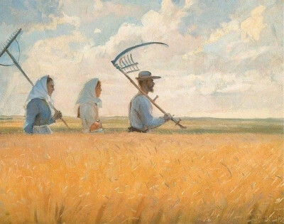 丹麦艺术家 安娜·安切尔（Anna Ancher，1859年-1935年），绘画作品欣赏。