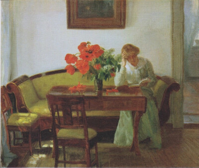 丹麦艺术家 安娜·安切尔（Anna Ancher，1859年-1935年），绘画作品欣赏。