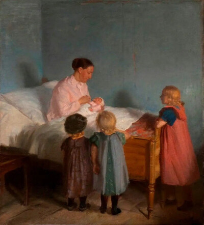 丹麦女艺术家 安娜·安切尔（Anna Ancher，1859年-1935年），绘画作品欣赏。