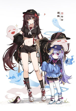 【胡桃&七七】
twi@ike-0910