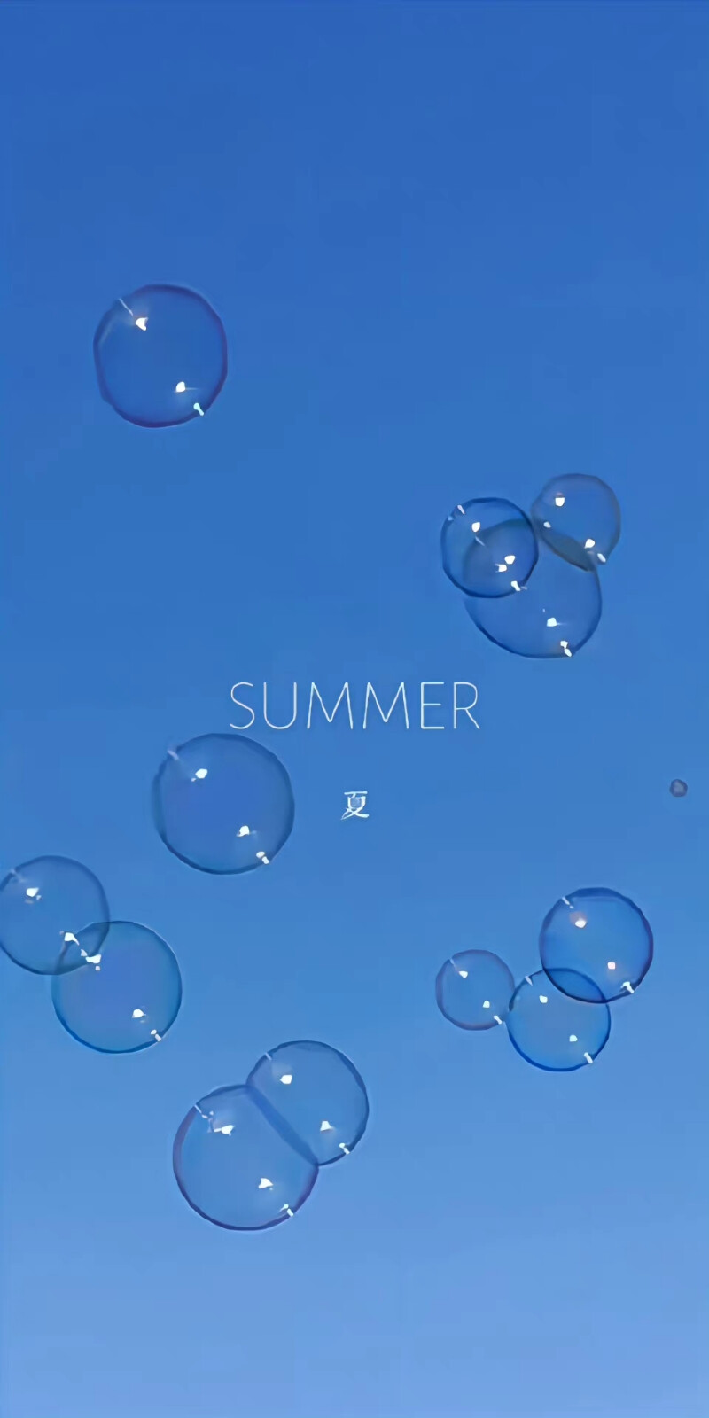 蓝色 锁屏壁纸 聊天背景