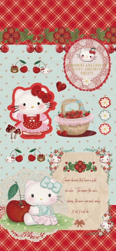 Hello Kitty 壁纸套图