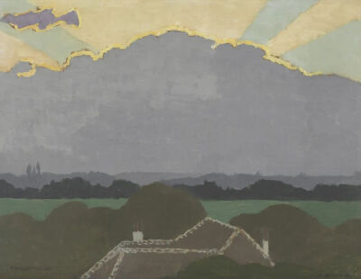 Le grand nuage (The Great Cloud),1900,
Oil on cardboard,35x46cm
