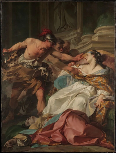 哈莫尼亚之死，皮埃尔，
1740-1741，大都会艺术博物馆

