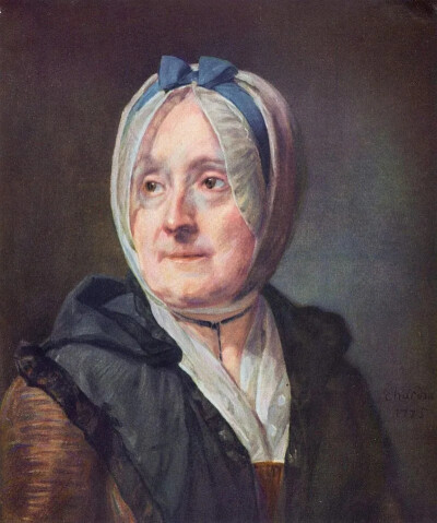 弗朗索瓦丝·玛格丽特·普热（粉彩），夏尔丹，1775，卢浮宫