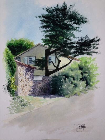 风景／街景图.，街景图片大全高清（唯美的水彩街景风光）