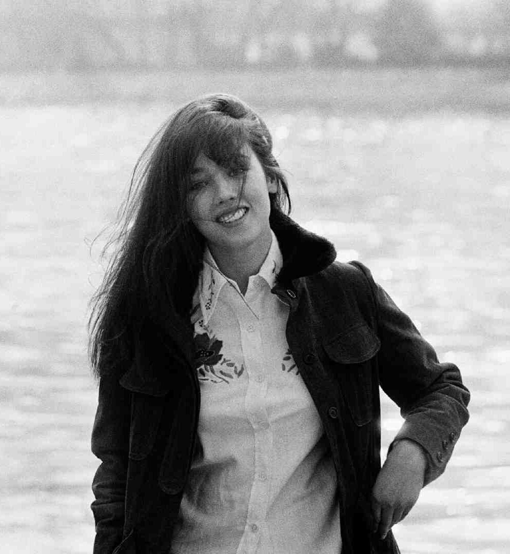 Isabelle Adjani on the banks of the Seine in Paris in December 1974, France.
