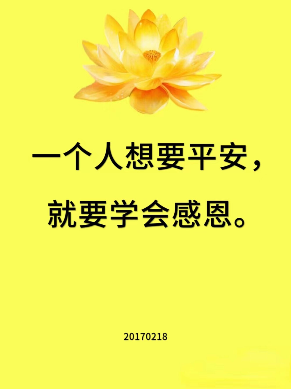 学会感恩是道,学会知足是德