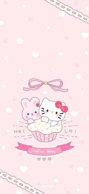 可爱少女心HelloKitty套图壁纸
画师：_crazytutu