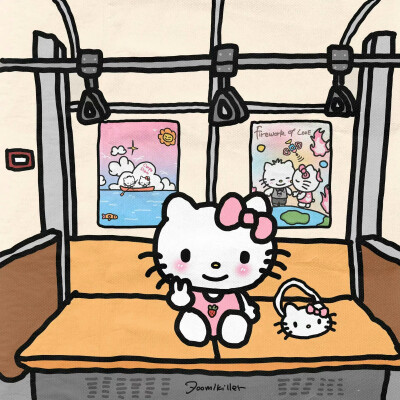 Hello kitty 背景图