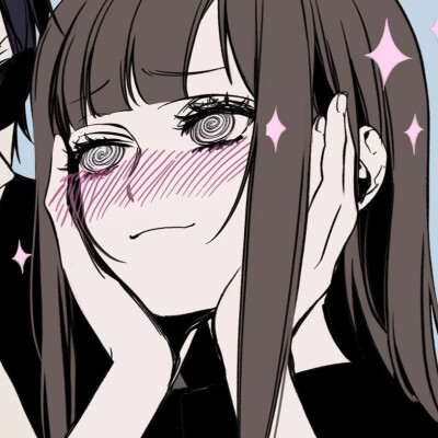 动漫情头 害羞腮红