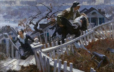 美国艺术家 迪恩·康威尔（Dean Cornwell，1892年－1960年）绘画作品欣赏。