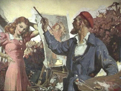 美国艺术家 迪恩·康威尔（Dean Cornwell，1892年－1960年）绘画作品欣赏。