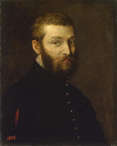 保罗·委罗内塞（Paolo Veronese）
作于1558—1563年间的自画像
油画，63cm×50.5cm
圣彼得堡国家冬宫博物馆
