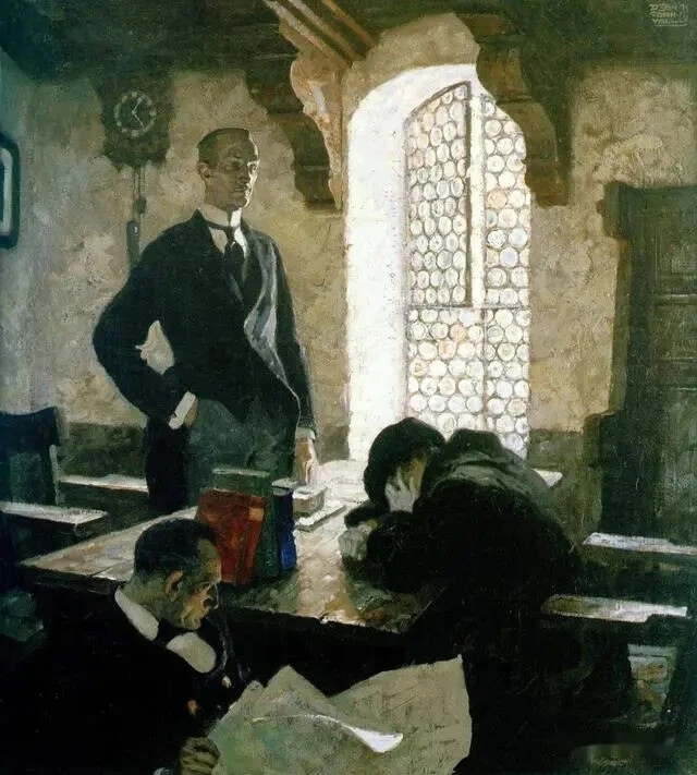 美国艺术家 迪恩·康威尔（Dean Cornwell，1892年－1960年）绘画作品欣赏。