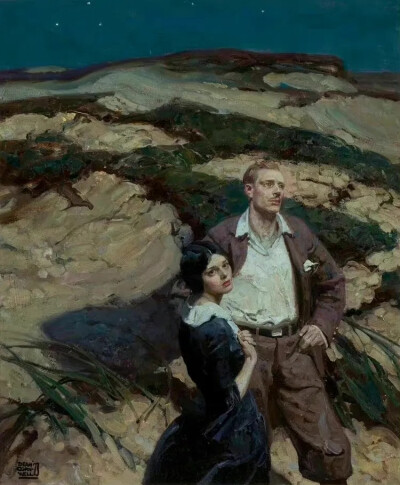 美国艺术家 迪恩·康威尔（Dean Cornwell，1892年－1960年）绘画作品欣赏。