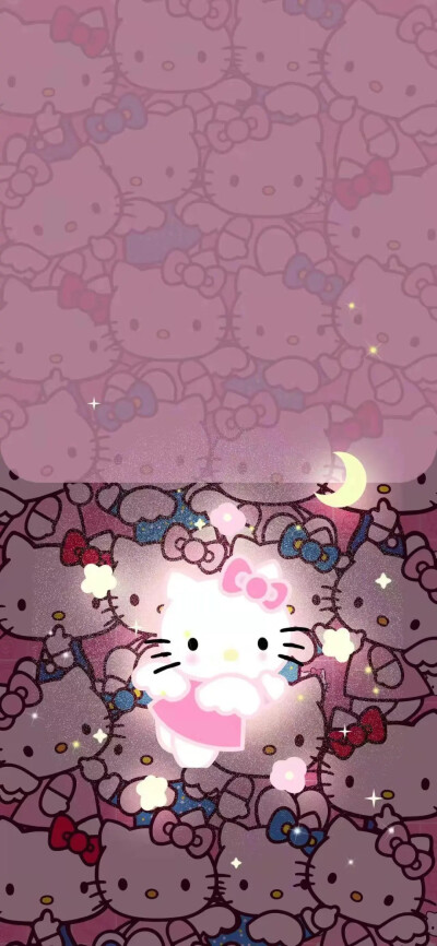 HelloKitty 壁纸+锁屏套图‖世界破破烂烂，小猫缝缝补补