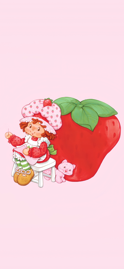 草莓女孩 壁纸