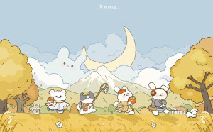 iPad壁纸║治愈系插画
图源：meeca