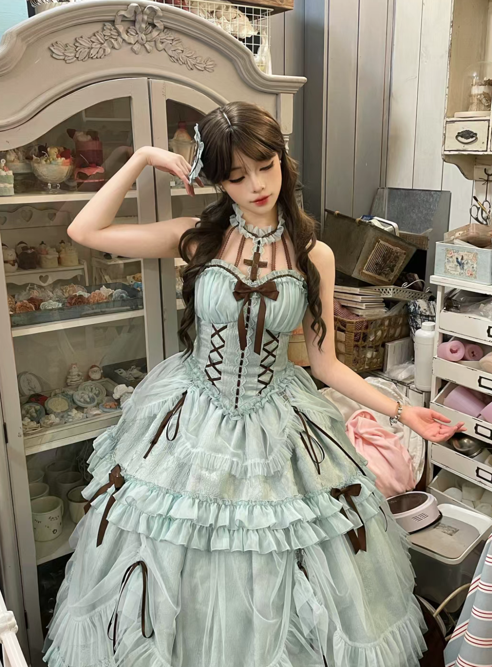 被老婆种草到啦十字姬新色哎，小裙裙尊嘟好漂亮，大家考虑入手嘛