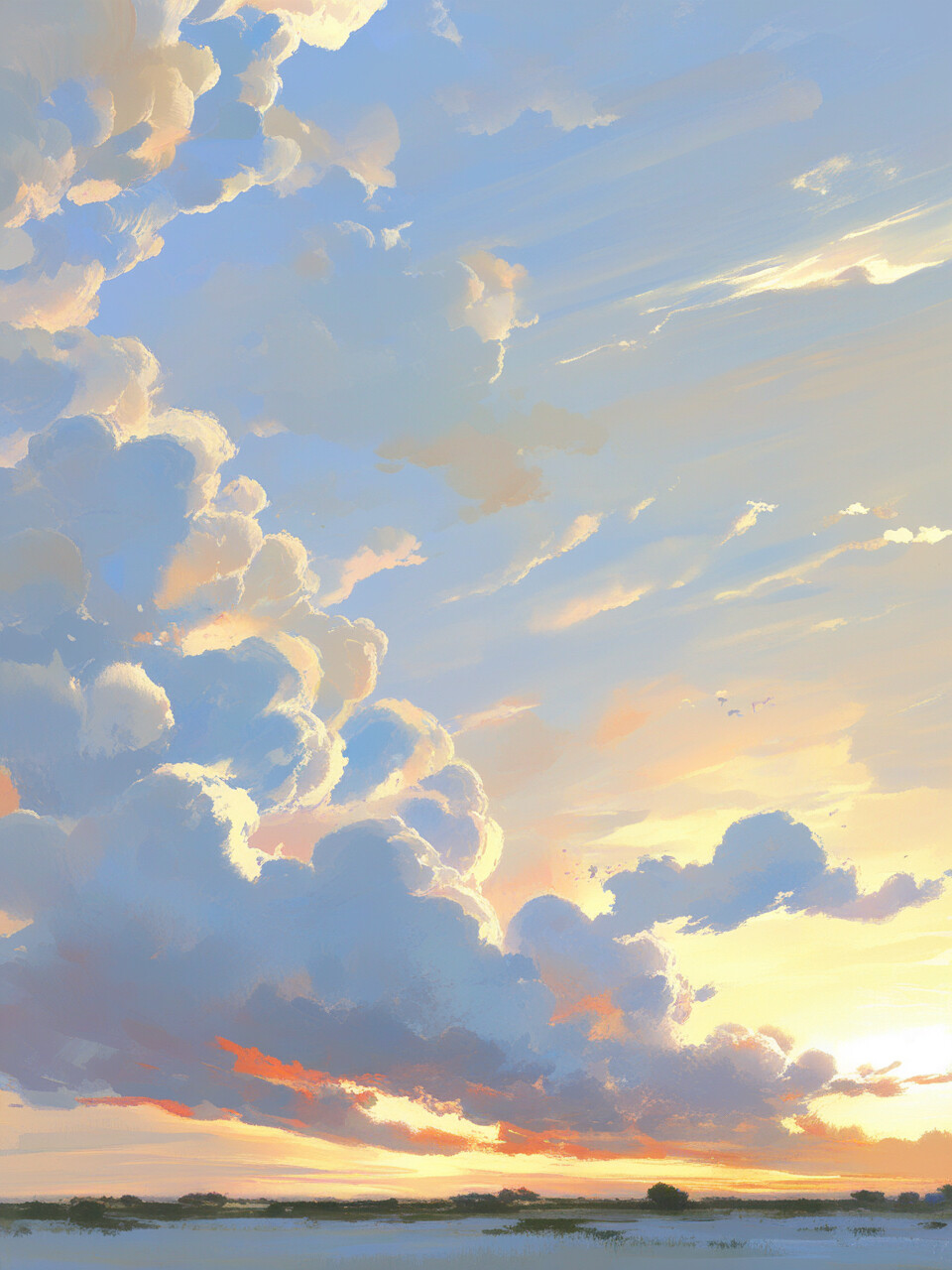 天空壁纸白云氛围感壁纸