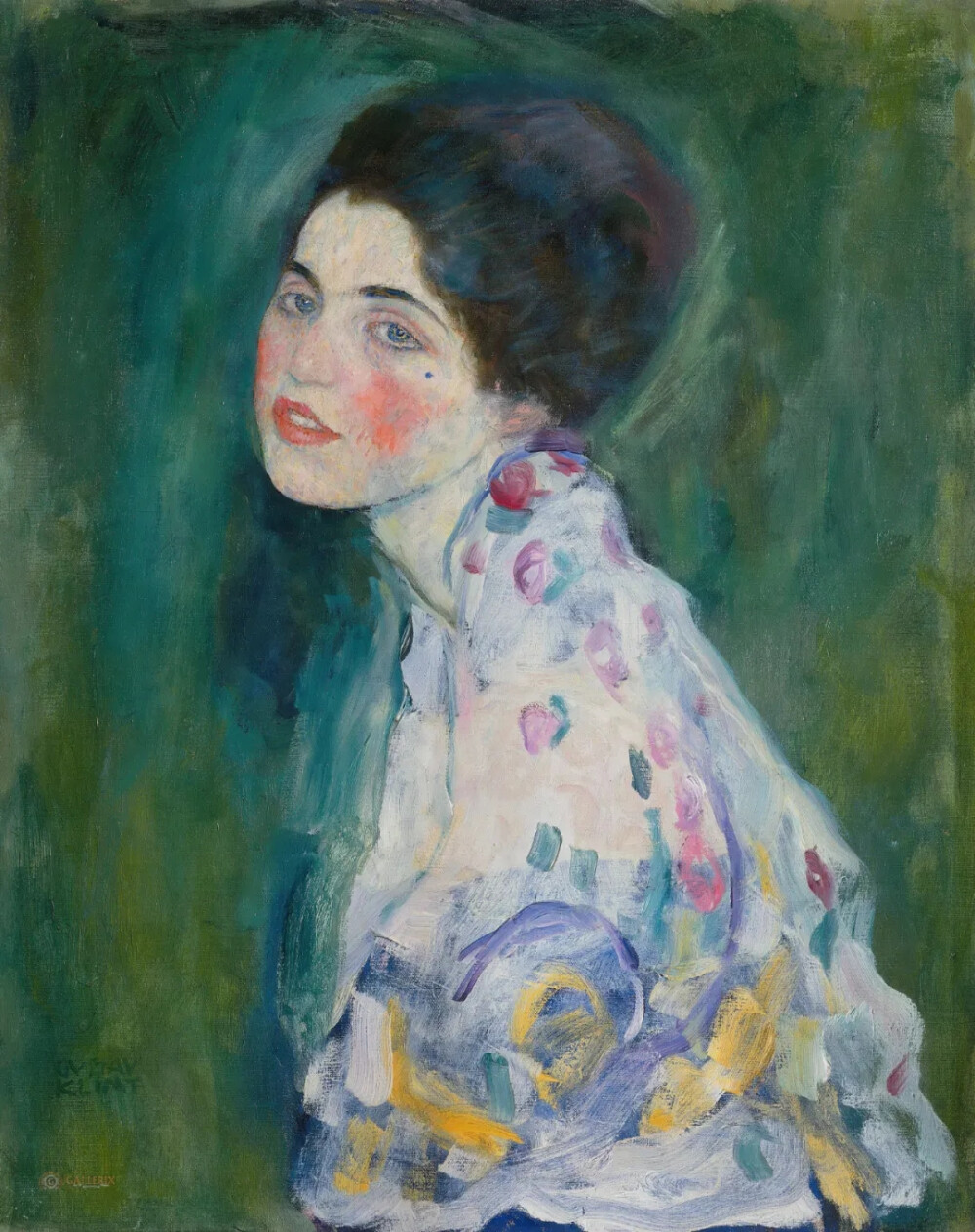 女子肖像古斯塔夫·克里姆特
1917 年，布面油画
60cm x 55cm
意大利皮亚琴察，Ricci Oddi 现代艺术画廊
