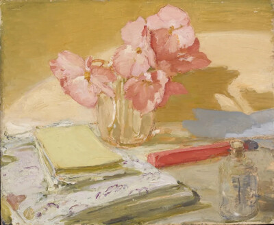 威廉·尼科尔森William Nicholson（1872-1949）是英国静物、风景和肖像画画家。他还是木雕和石版画家、插画家、儿童读物作者和剧院设计师