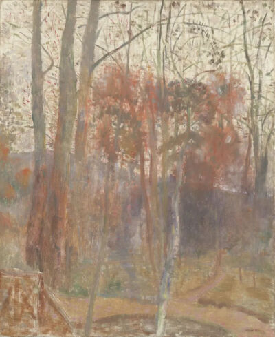 Trees in Bièvres,after1900,Oil on canvas,61.3x50.5cm