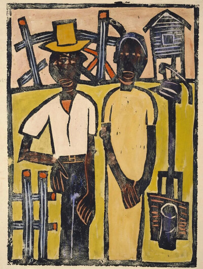 威廉·亨利·约翰逊（William Henry Johnson，1901年3月18日-1970年4月13日），是一位非裔美国艺术家，以风景画和肖像版画而闻名。威廉·亨利·约翰逊受到印象派、柴姆·苏丁和民间艺术的影响，形成了好几种风格。