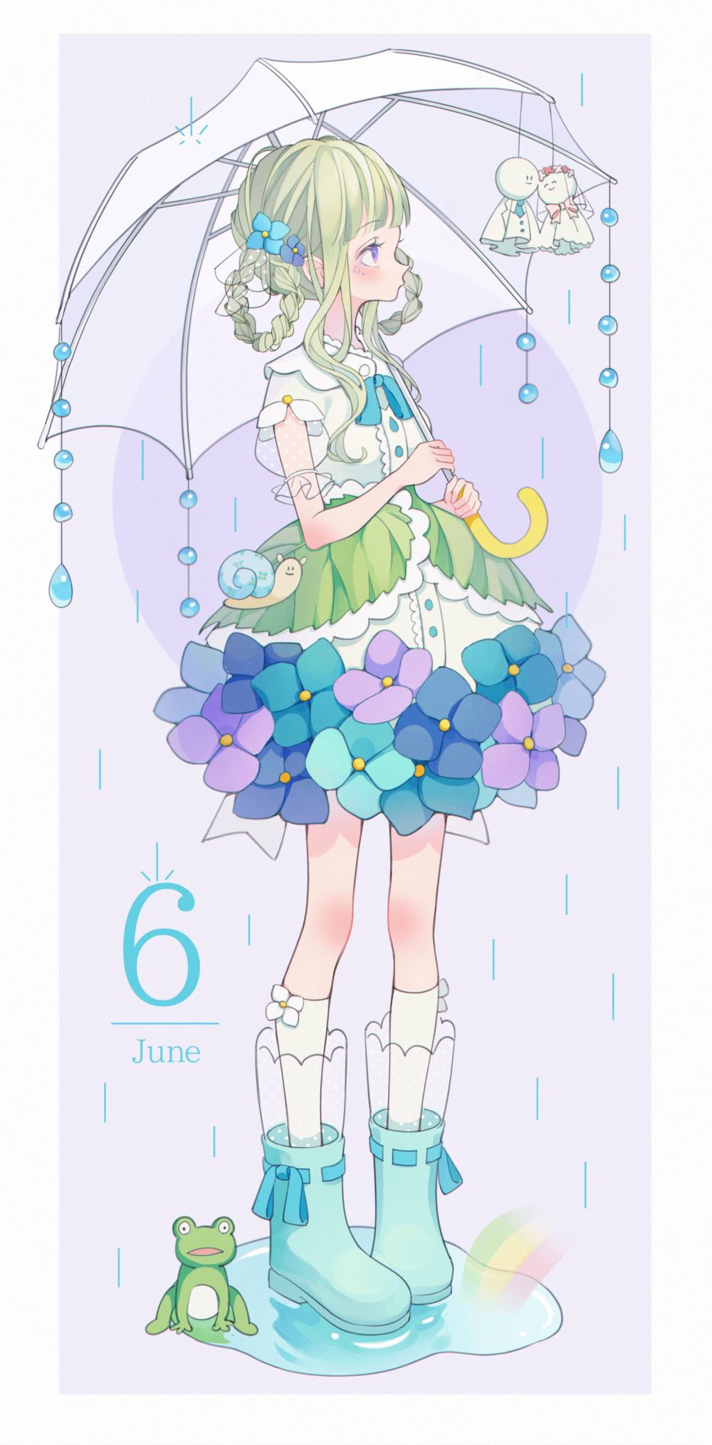 6月
Twitter：@shiraho65
【月份少女】