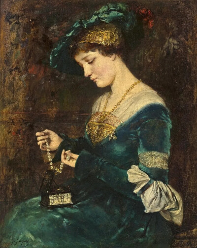 古斯塔夫·让·雅凯特（Gustave Jean Jacquet），是19世纪法国著名的油画艺术家，他以才华横溢而闻名，也被誉为古典主义巨匠威廉·布格罗（William Bouguereau）最杰出的学生之一。