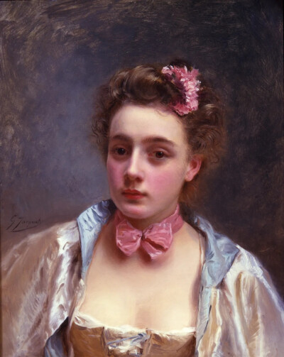 古斯塔夫·让·雅凯特（Gustave Jean Jacquet），是19世纪法国著名的油画艺术家，他以才华横溢而闻名，也被誉为古典主义巨匠威廉·布格罗（William Bouguereau）最杰出的学生之一。