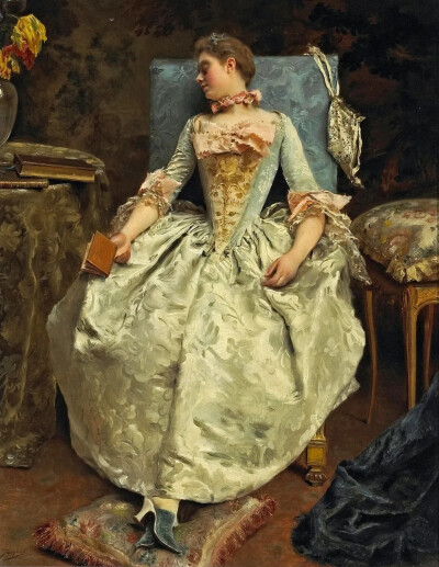 古斯塔夫·让·雅凯特（Gustave Jean Jacquet），是19世纪法国著名的油画艺术家，他以才华横溢而闻名，也被誉为古典主义巨匠威廉·布格罗（William Bouguereau）最杰出的学生之一。