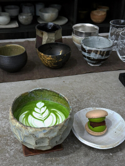 Matcha 抹茶
＃甜品＃食物＃咖啡＃生活