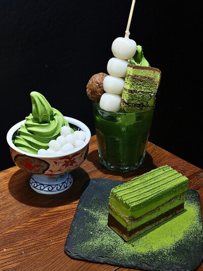 Matcha 抹茶
＃甜品＃食物＃咖啡＃生活