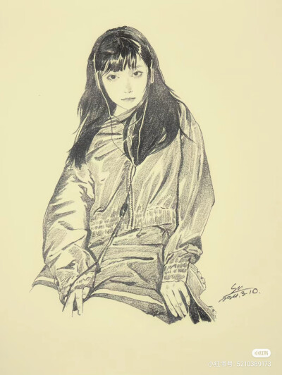 人物速写
作者：Su