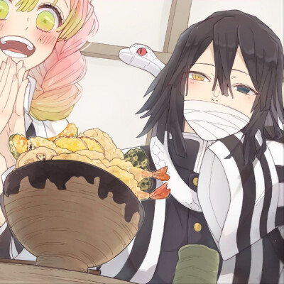 甘露寺蜜璃，伊黑小芭内