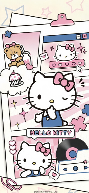 Hello kitty ​​​壁纸/꒰ঌ(˚ᆺ˚)໒꒱