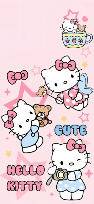 Hello kitty壁纸/꒰ঌ(˚ᆺ˚)໒꒱