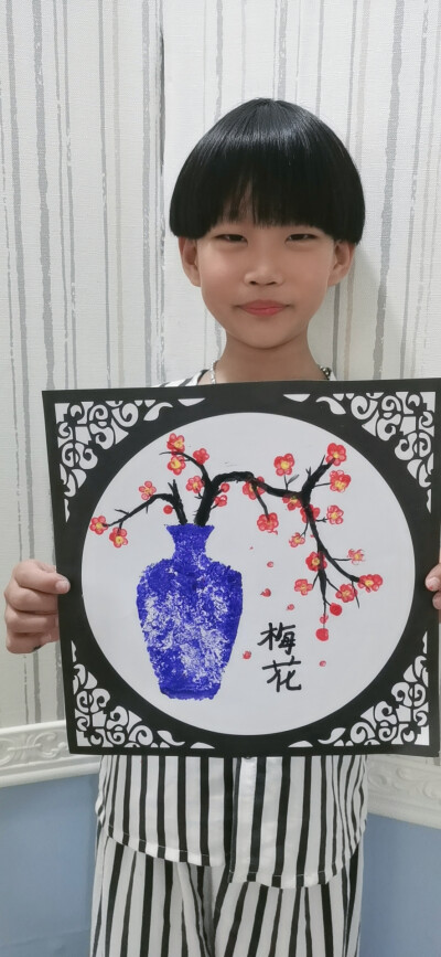 创意画《梅花》