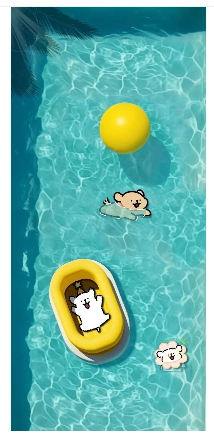 夏日炎炎，用这个线条小狗夏日头像，简直不要太清爽。这个夏天就让线条小狗陪你度过吧