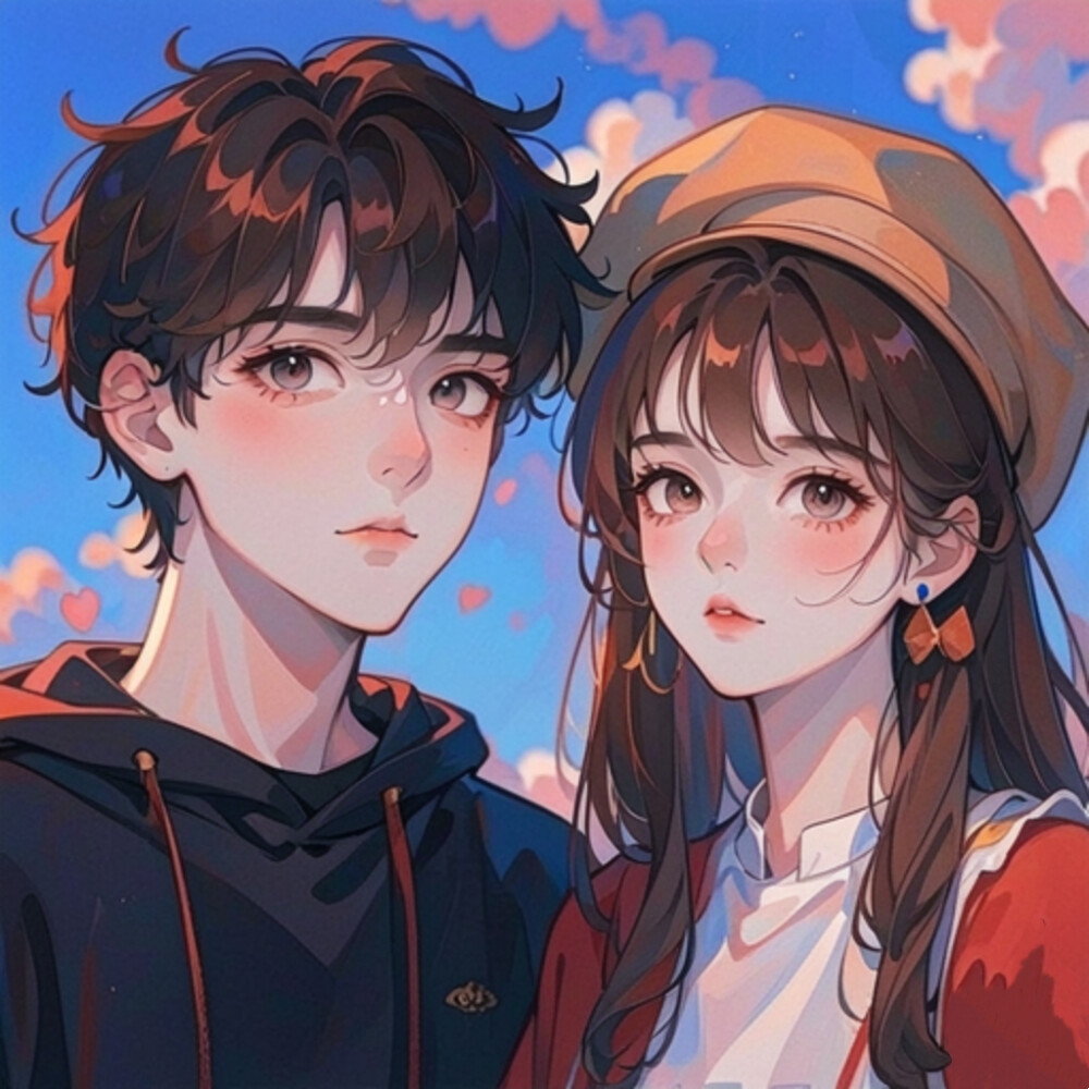 二次元动漫情侣头像