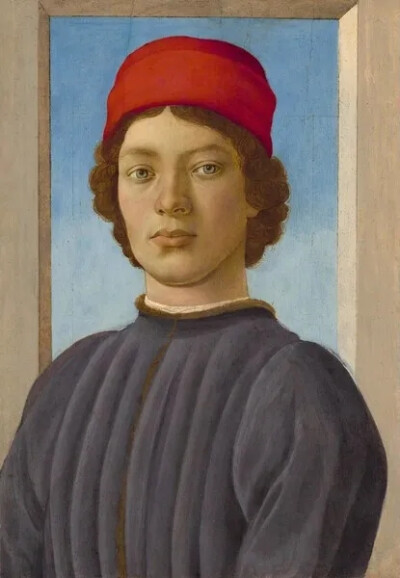 菲利普·利比
《Portrait of a Youth》
 1485年，油画, 52.1cmx36.5cm
国家美术馆
