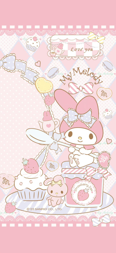 粉色系三丽鸥可爱壁纸
#插画壁纸##三丽鸥#