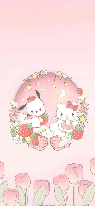 粉色系三丽鸥可爱壁纸
#插画壁纸##三丽鸥#