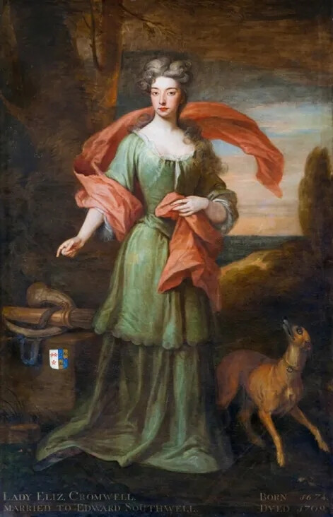 戈弗雷·内勒
《克伦威尔小姐扮装为黛安娜》
（Lady Elizabeth Cromwell as Diana）
1702年，帆布油画
228.6cmx152.4cm
