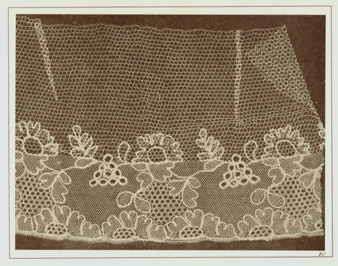 威廉·亨利·福克斯·塔尔博特
《蕾丝花边》（ Lace, Plate XX）
1844年
